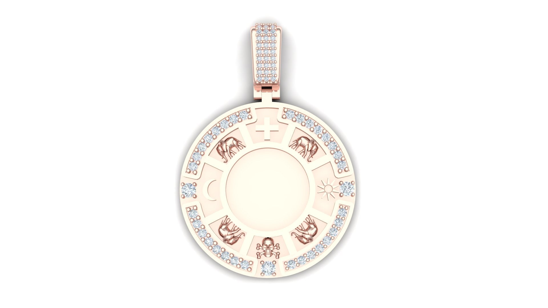 Abacua Sign Diamond Pendant
