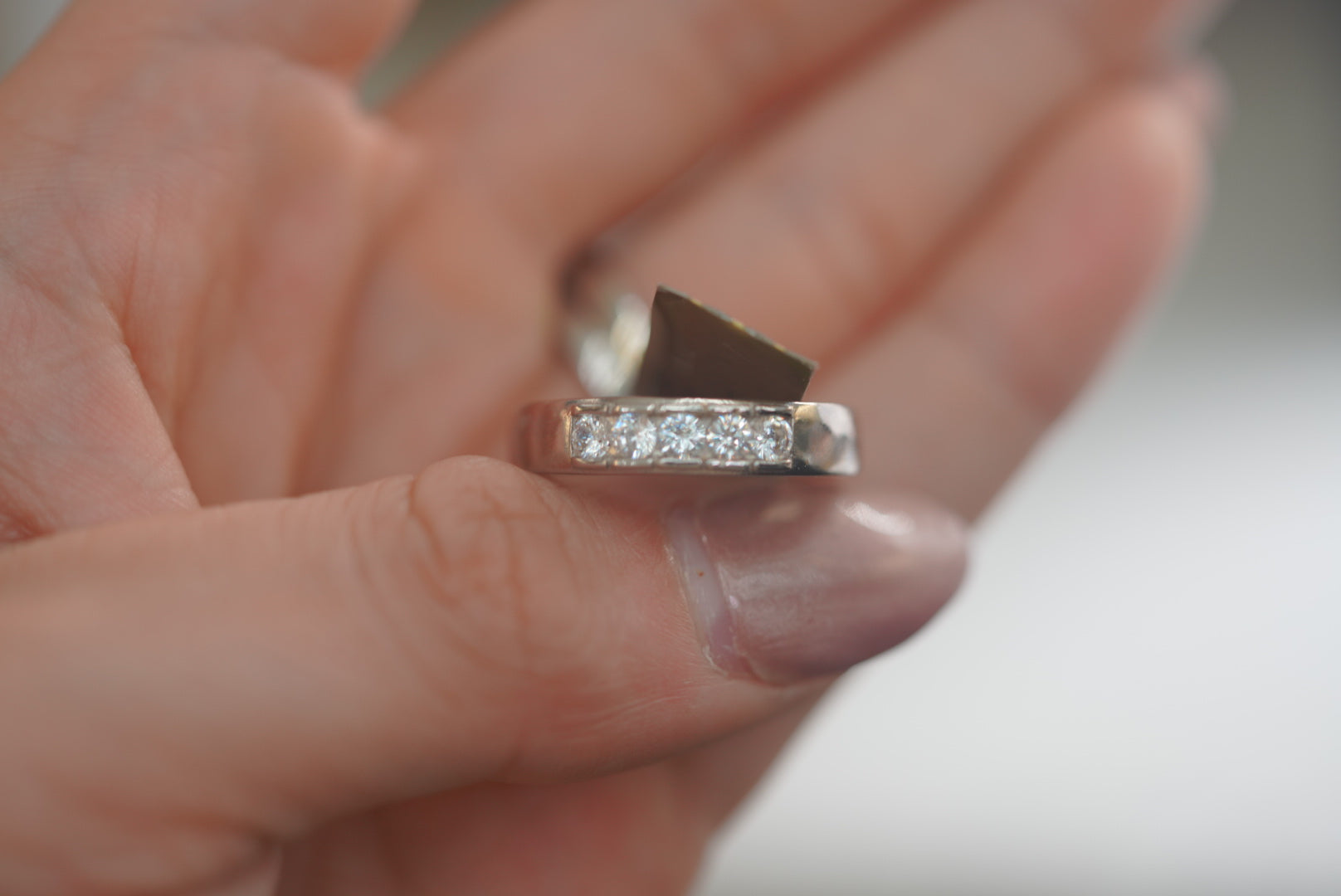 14k Matrimony Rings - White Gold