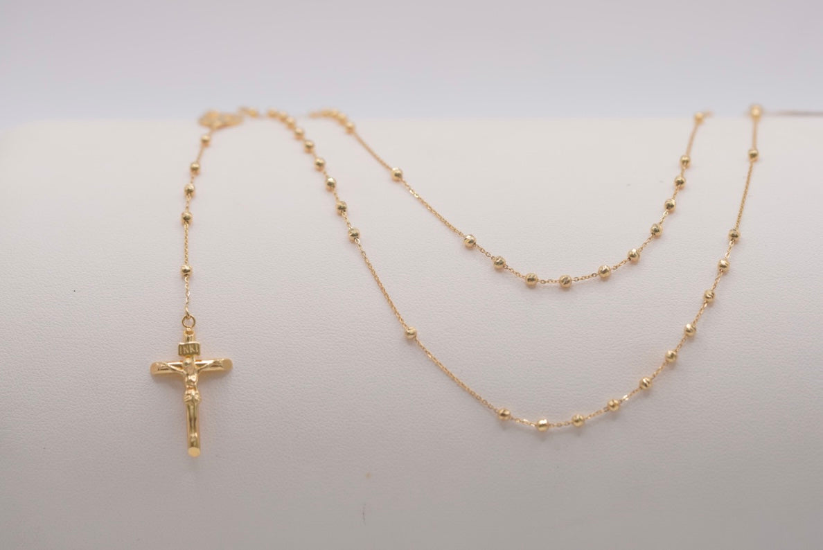 14k Rosary - Forever Faithful