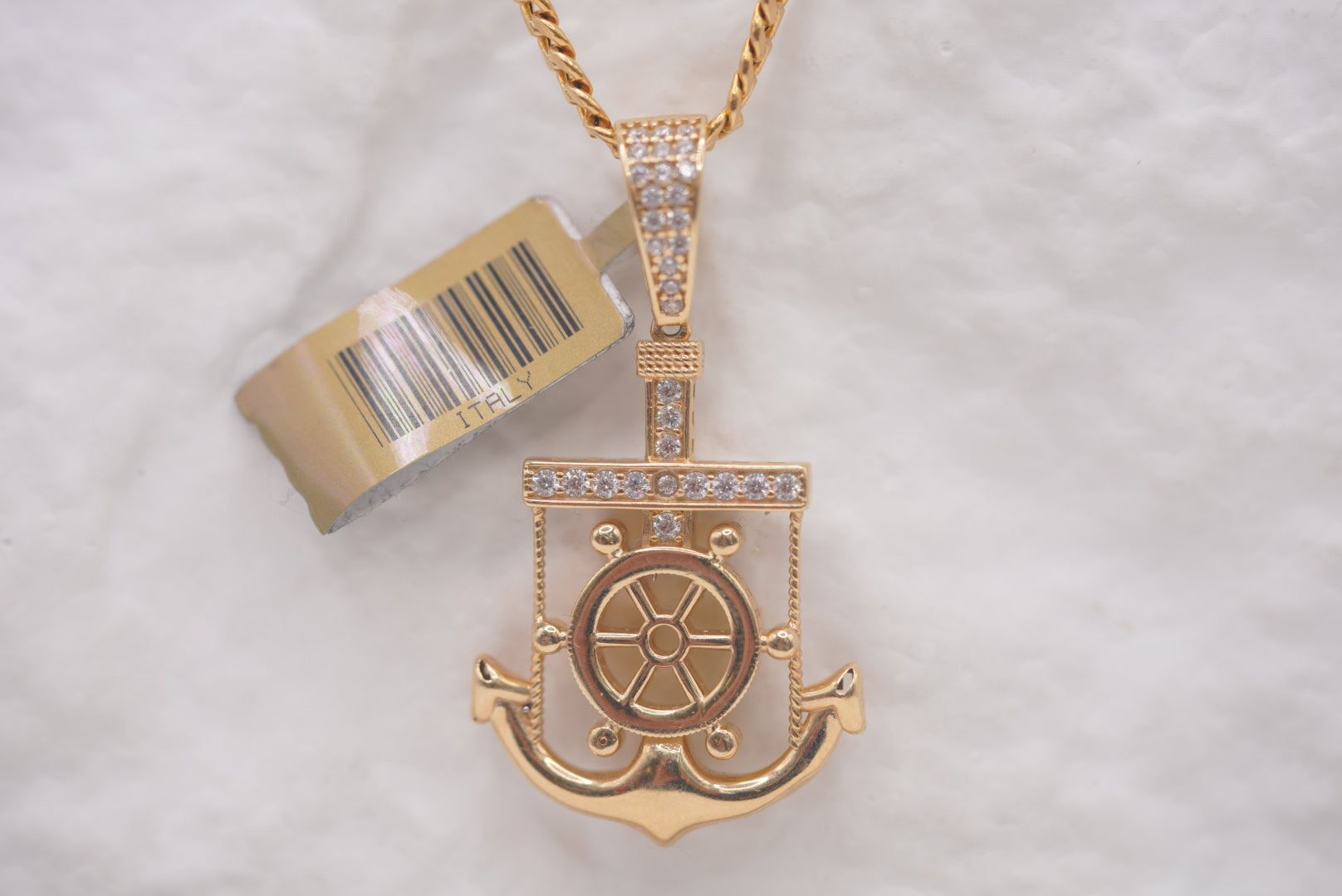 14k Men’s Pendant - Ocean’s Force