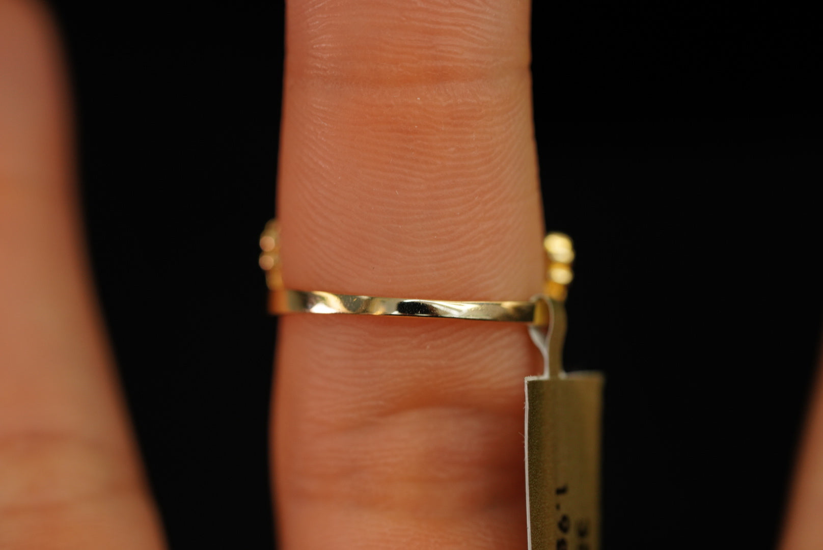 14k Crown Crystal Ring