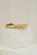 14k Bangle - X Style