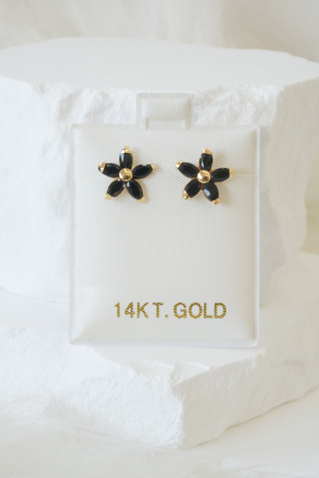 14k Baby Earrings - Sweet Flower