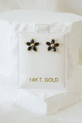 14k Baby Earrings - Sweet Flower