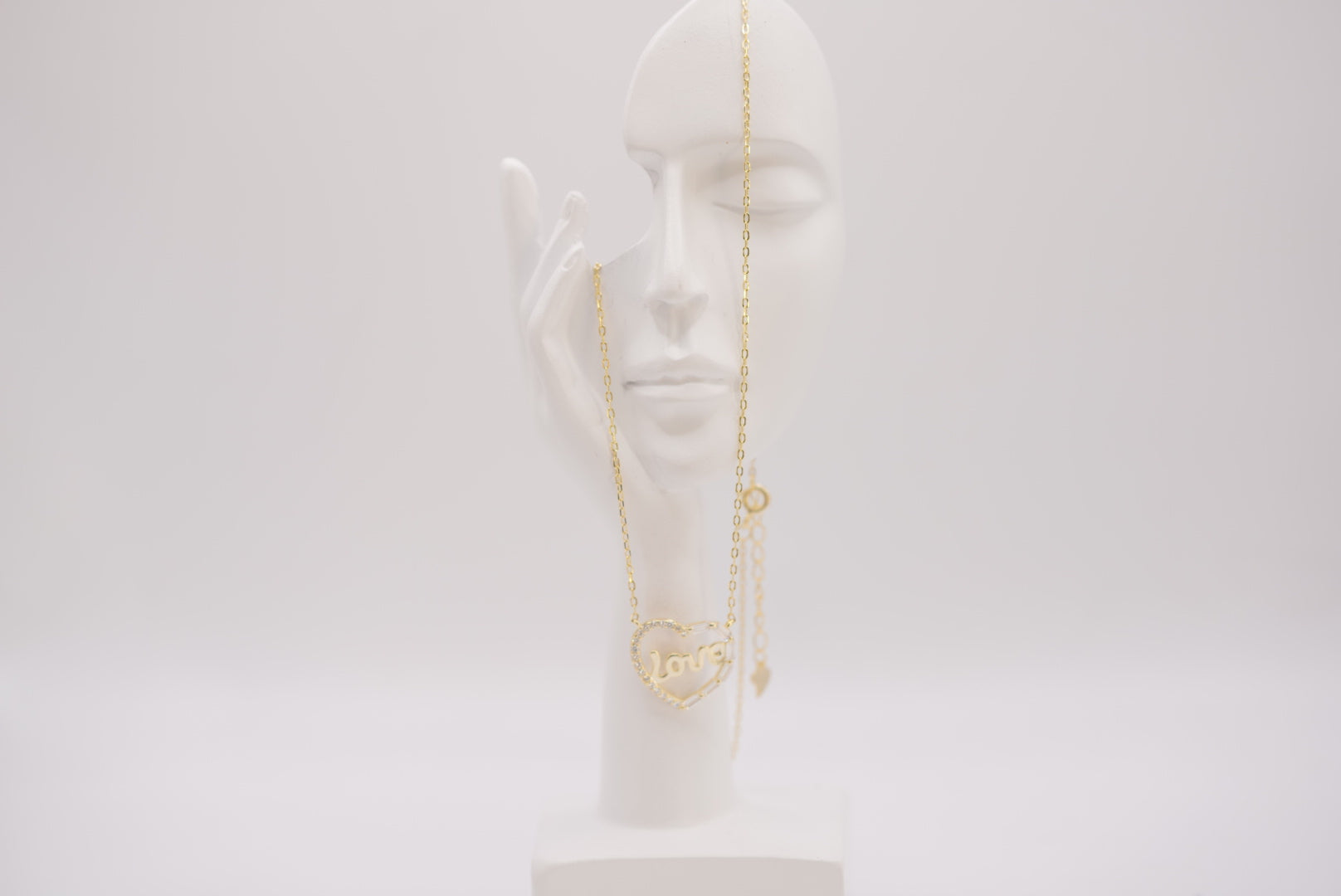Love Silver Necklace - Forever Lovely