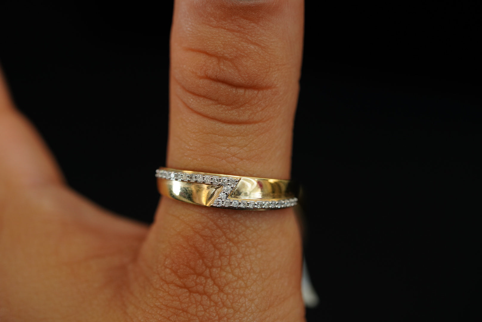 14k Diamond Trio Ring Set