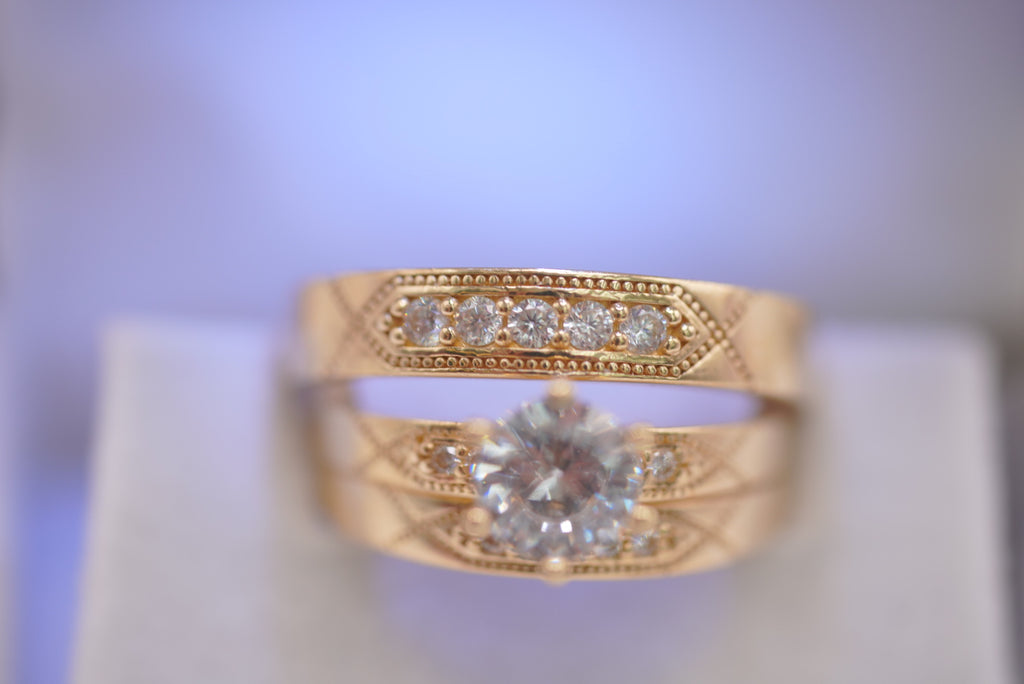 14k Wedding Rings - Classic Love