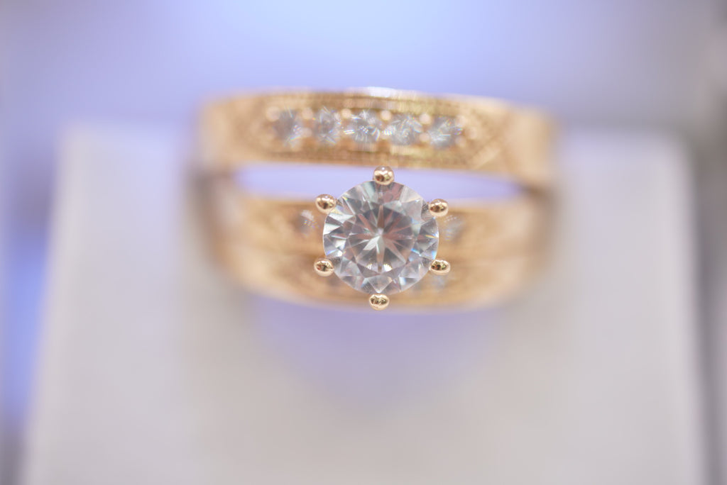 14k Wedding Rings - Classic Love