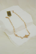 14k Anklet - Flower Blossom