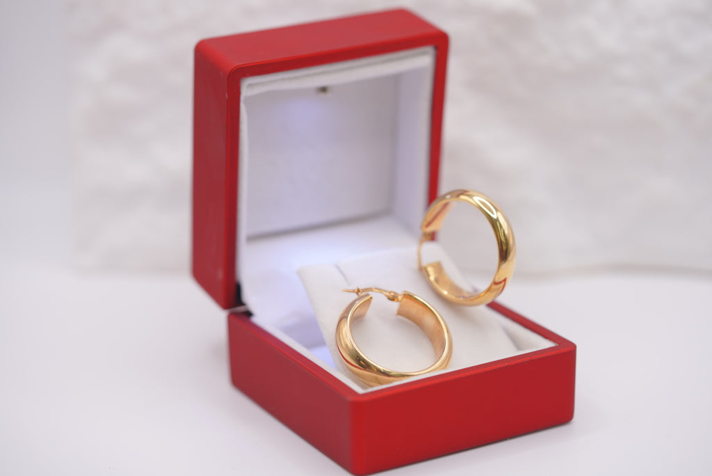 14k Hoop Earrings - Eternal Loop