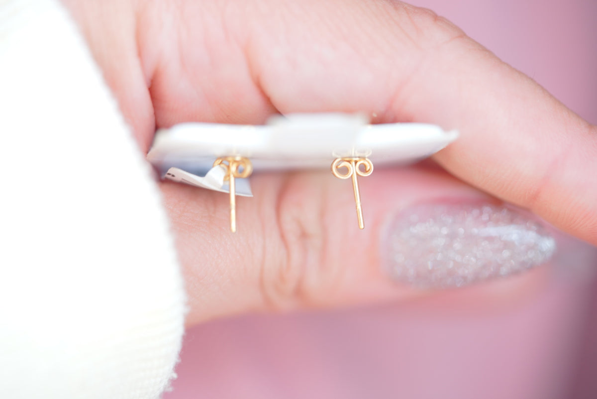 14k Earrings - Mariner Hearts