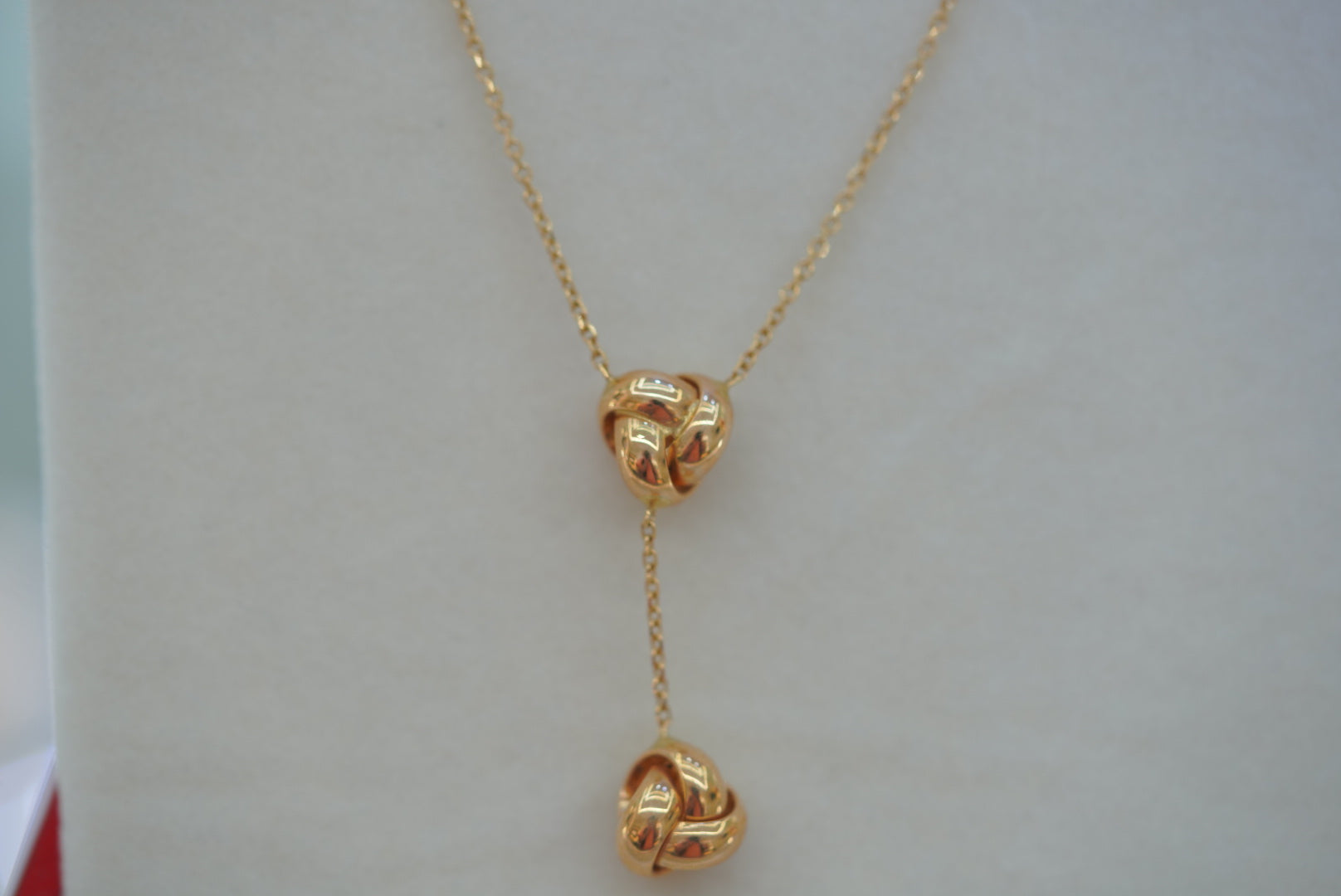 14k Women’s Necklace - Two Knots