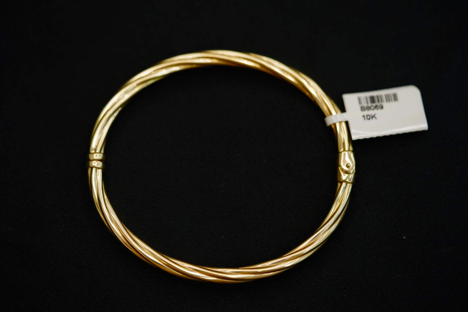 14k Twist Bangle Bracelet