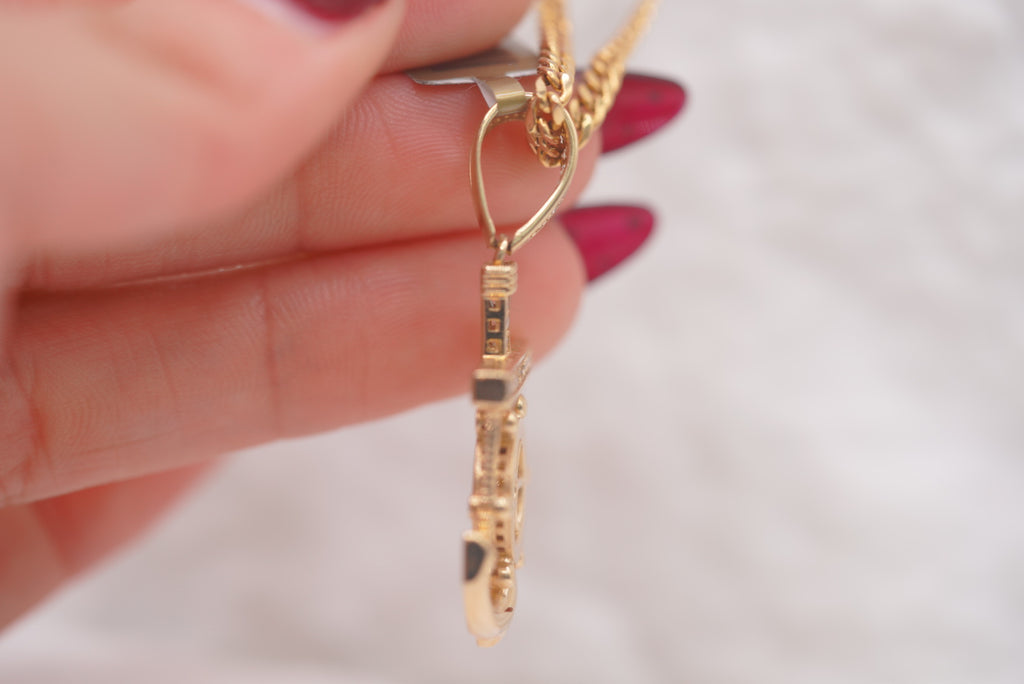 14k Men’s Pendant - Ocean’s Force