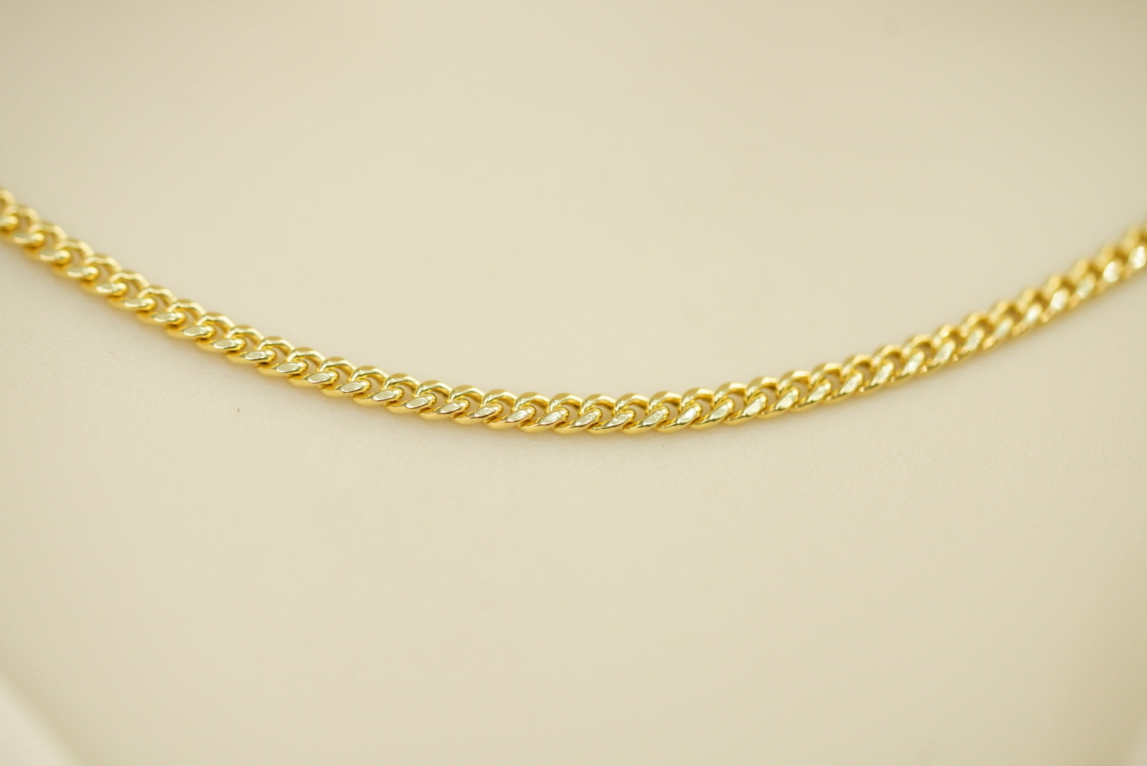 14k 2pcs Set Cuban Link & Curb Chain