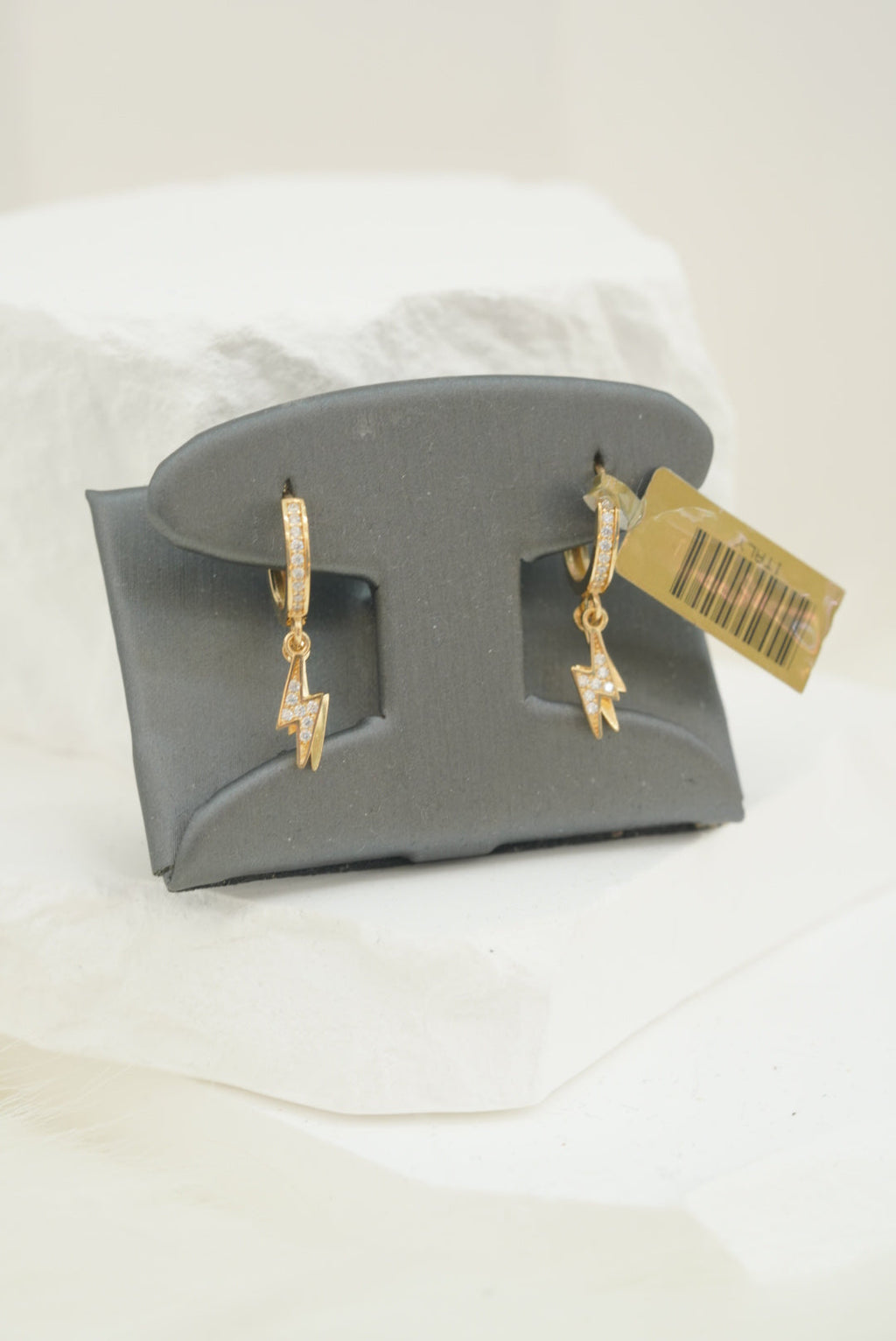 14k Hoops - Lightning
