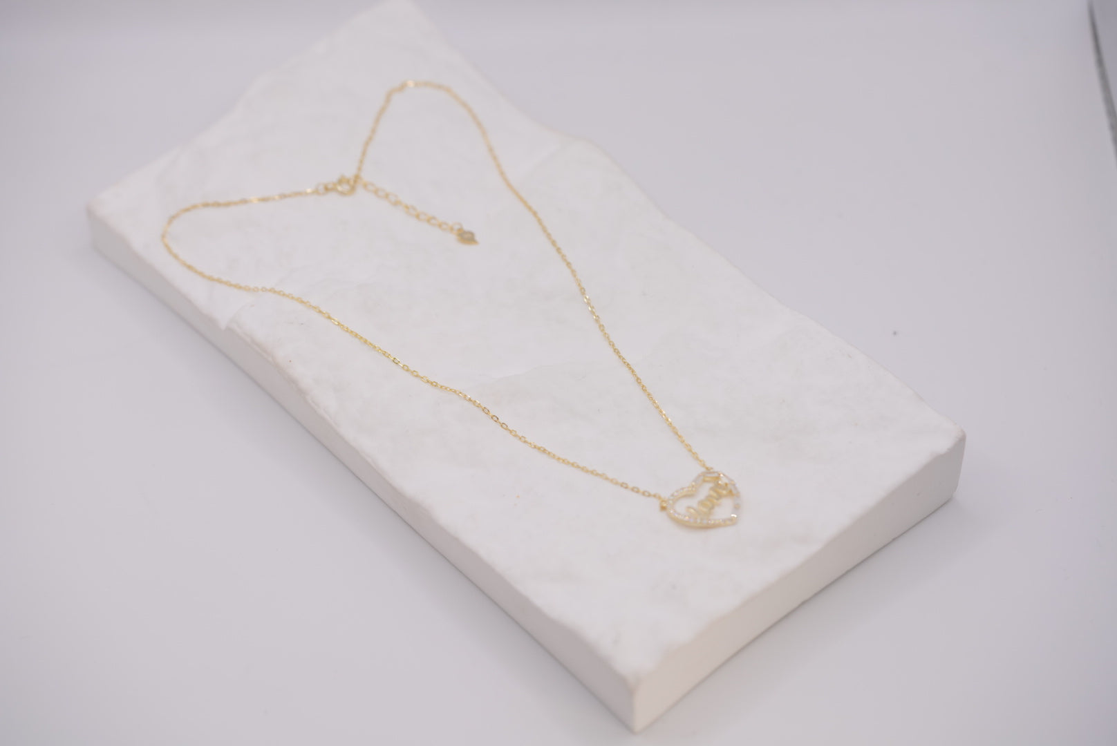 Love Silver Necklace - Forever Lovely