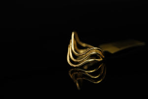 14k Waves Ring New