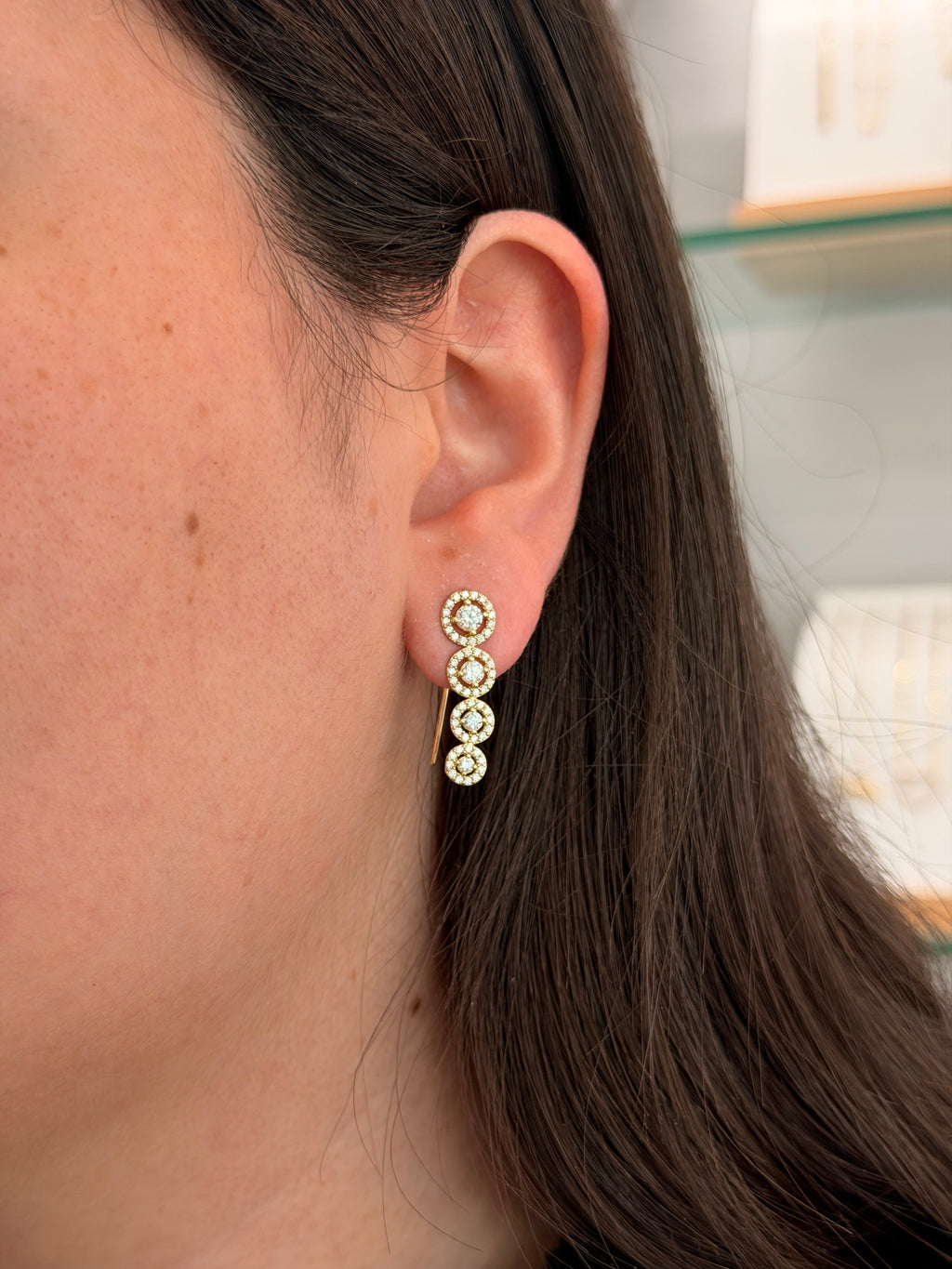 10k Earrings - Shiny Row