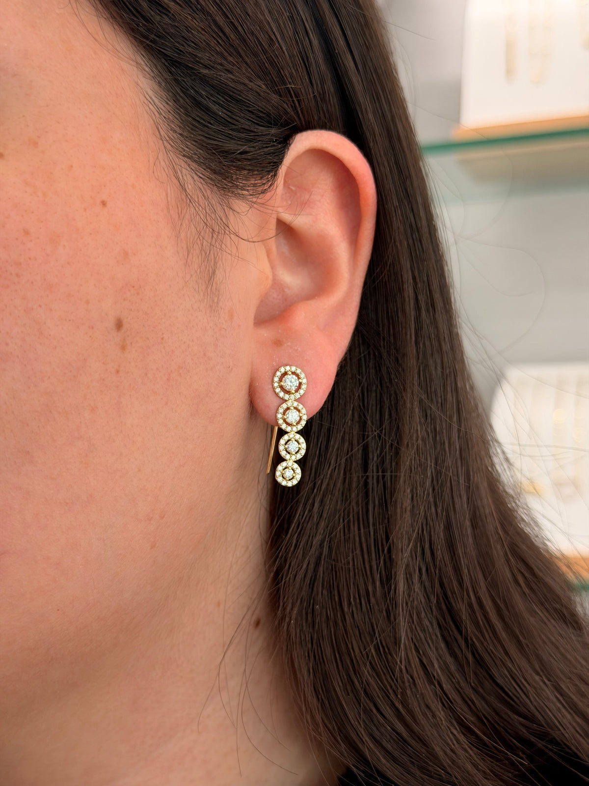10k Earrings - Shiny Row