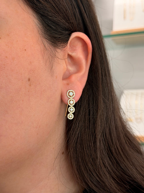 10k Earrings - Shiny Row