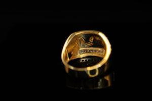 14k Dragon Two Gold Ring