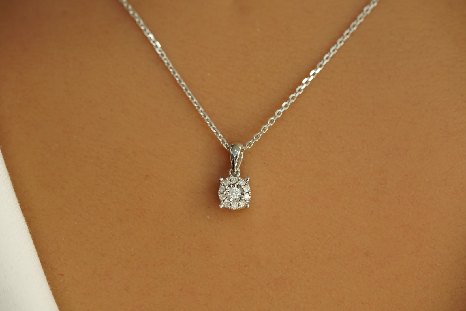 10k Diamond Necklace