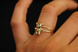 10k Bear Ring New