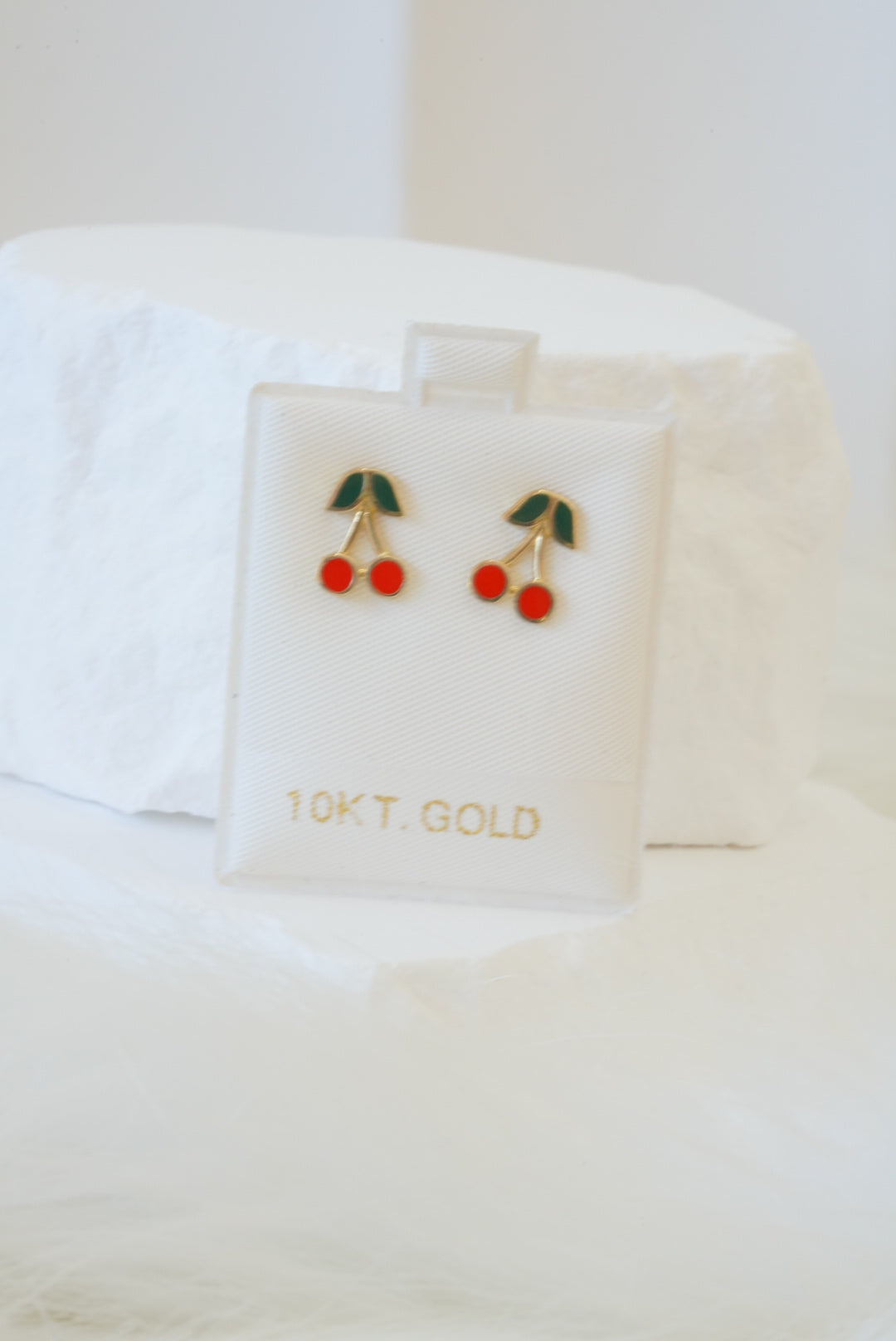 10k Earrings - Cherry Pie