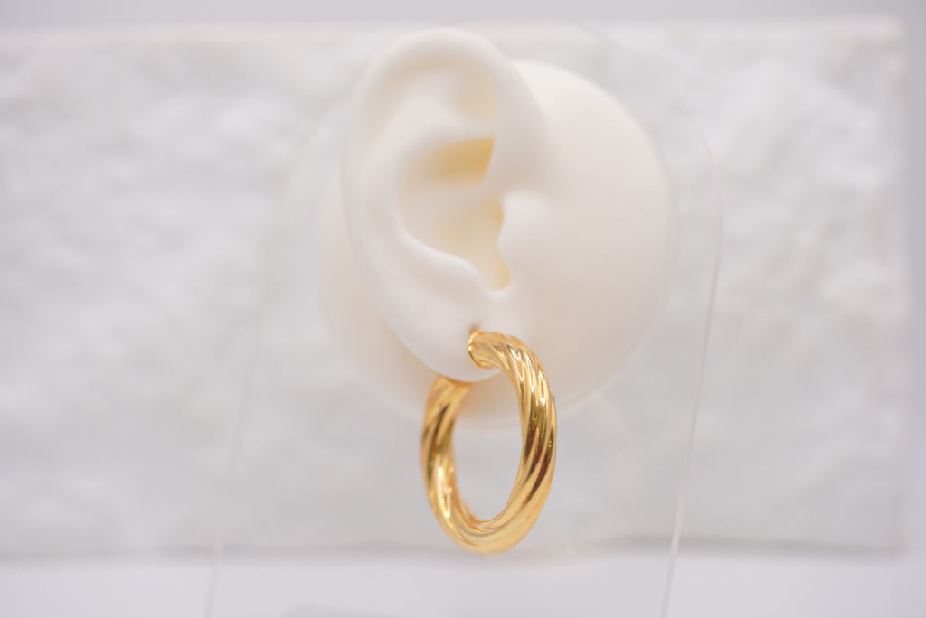 14k Hoop Earrings - Pure Radiance
