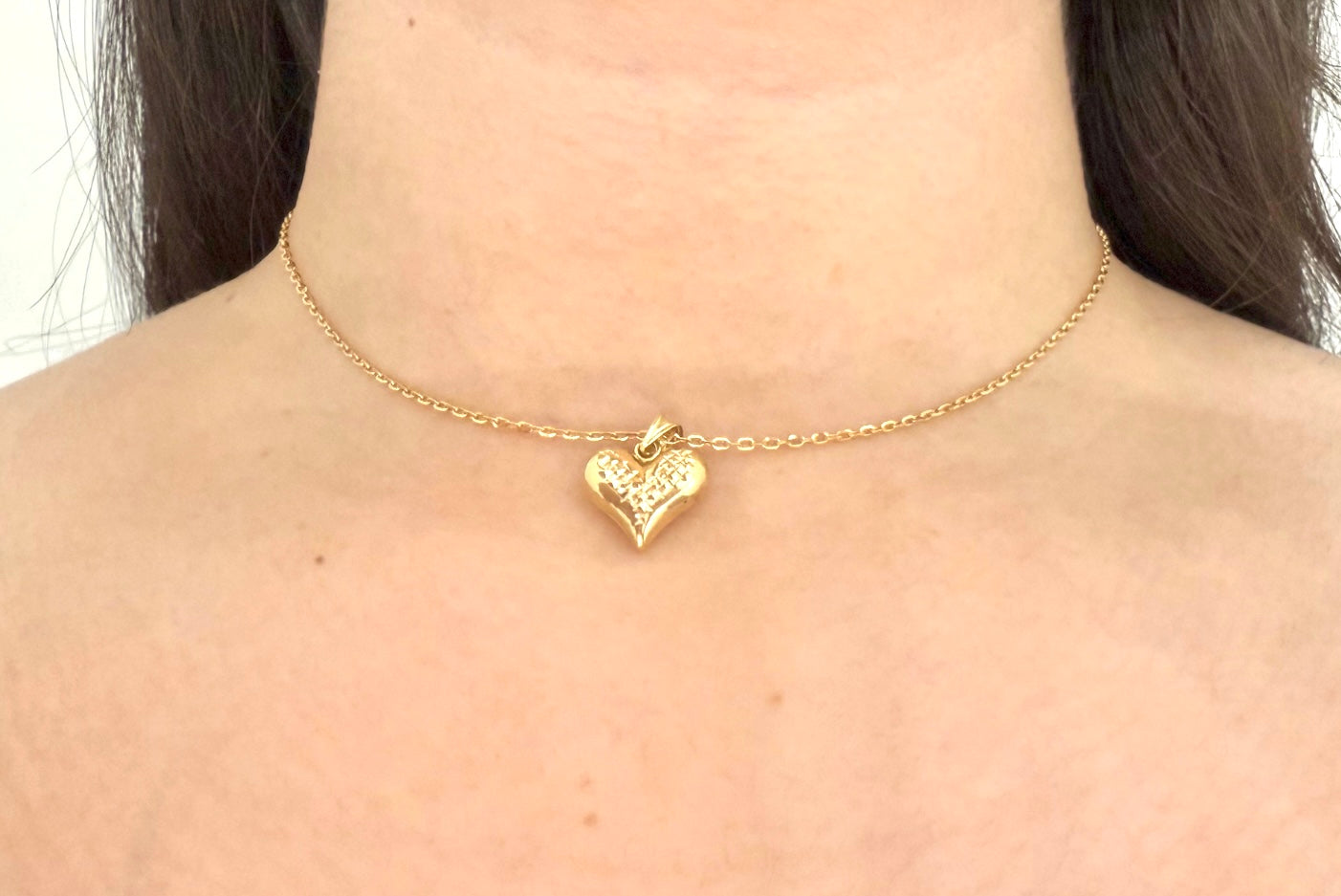 Heart Necklace - Choker Vibes