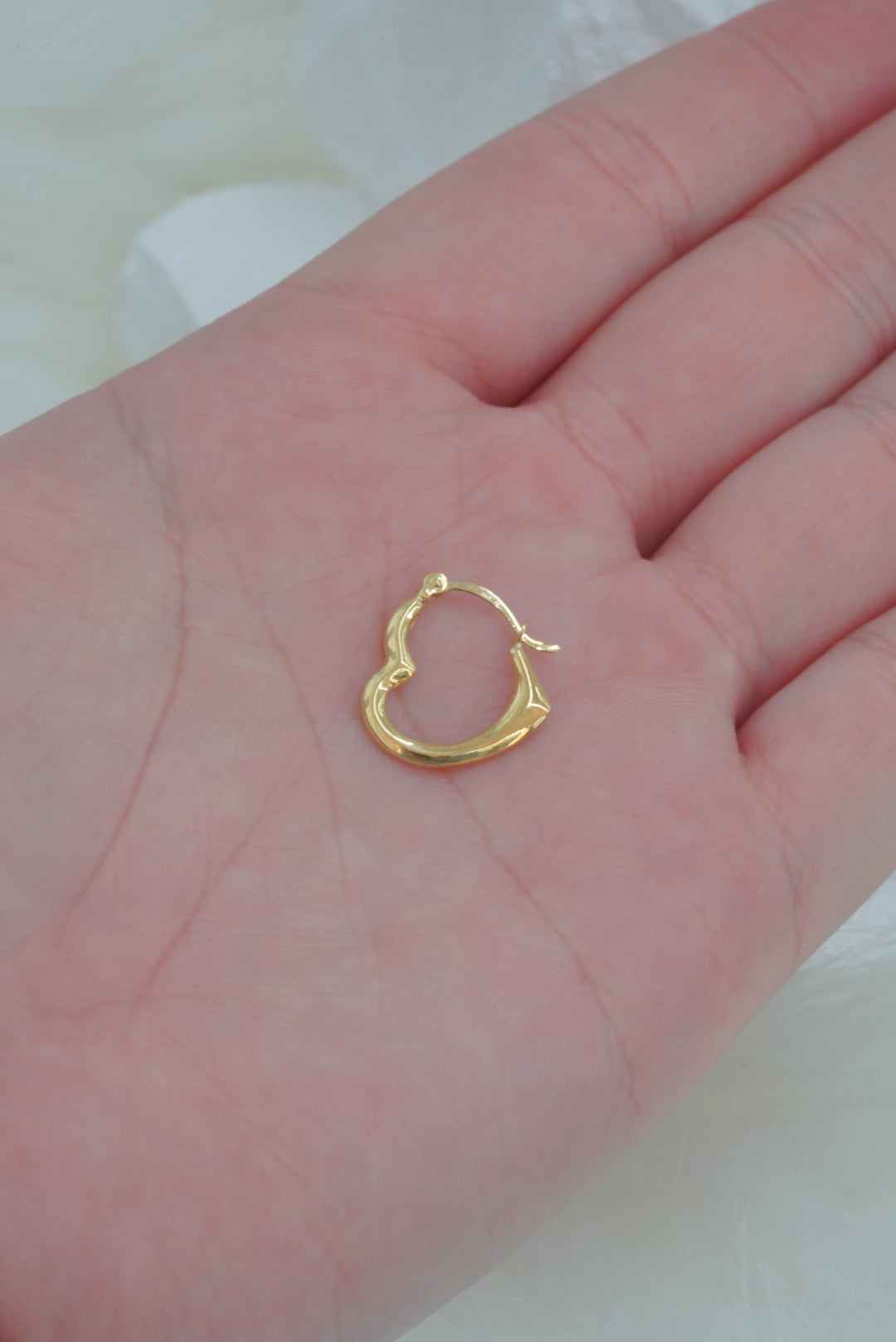 10k Hoops - Heart Shaped
