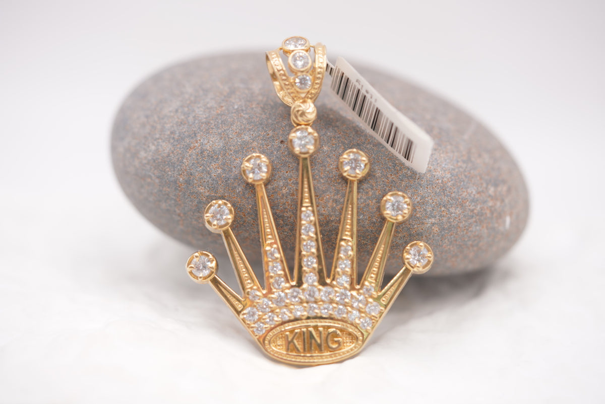 10k Pendant - Royal Crown