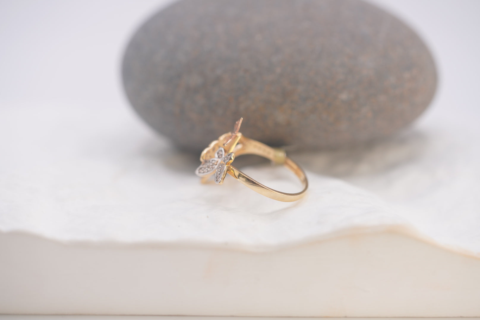14k Women’s Ring - Butterfly Garden