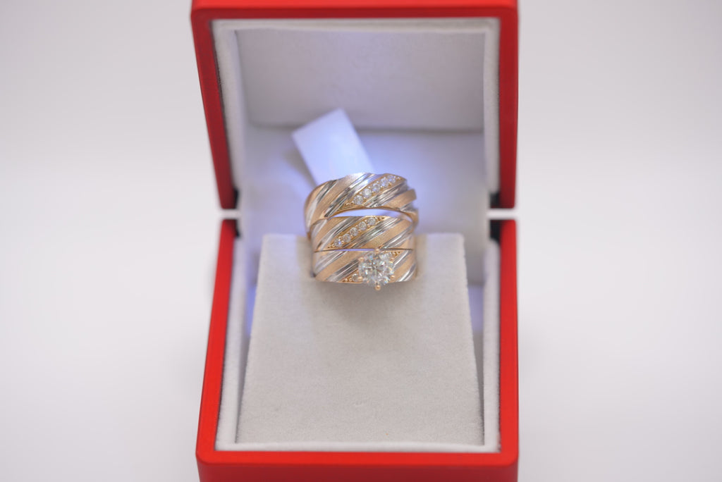 10k Wedding Rings - Bold Love