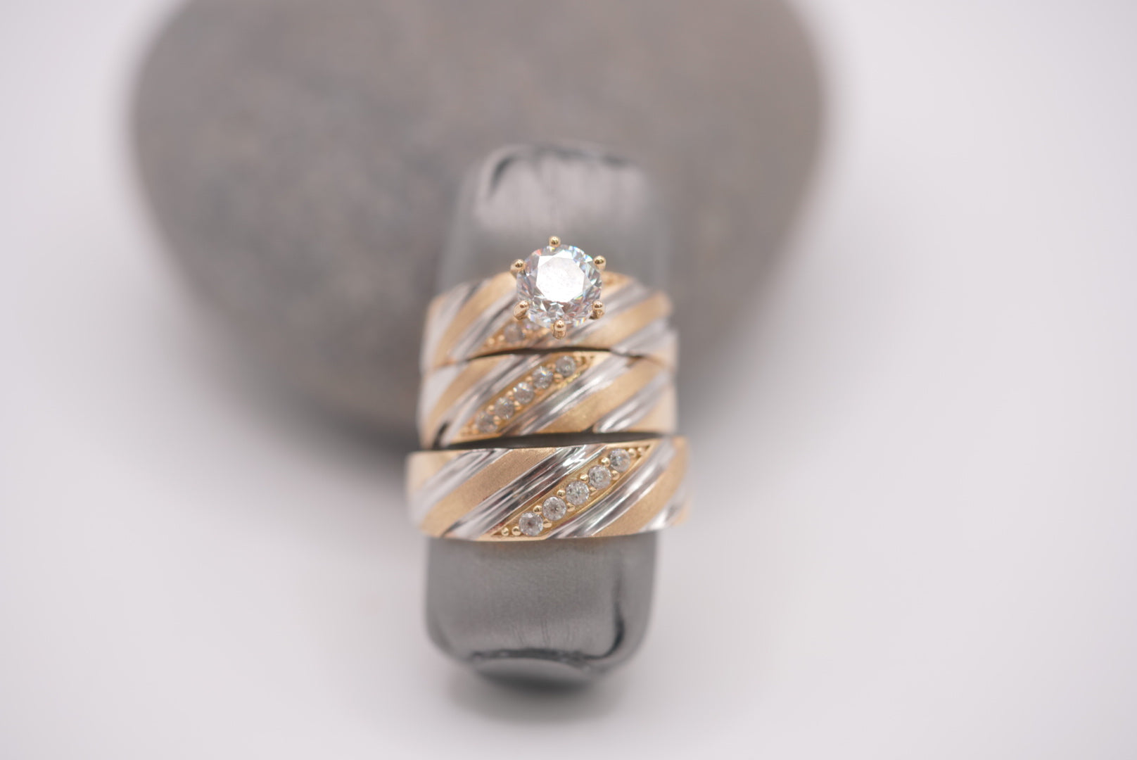 10k Wedding Rings - Bold Love