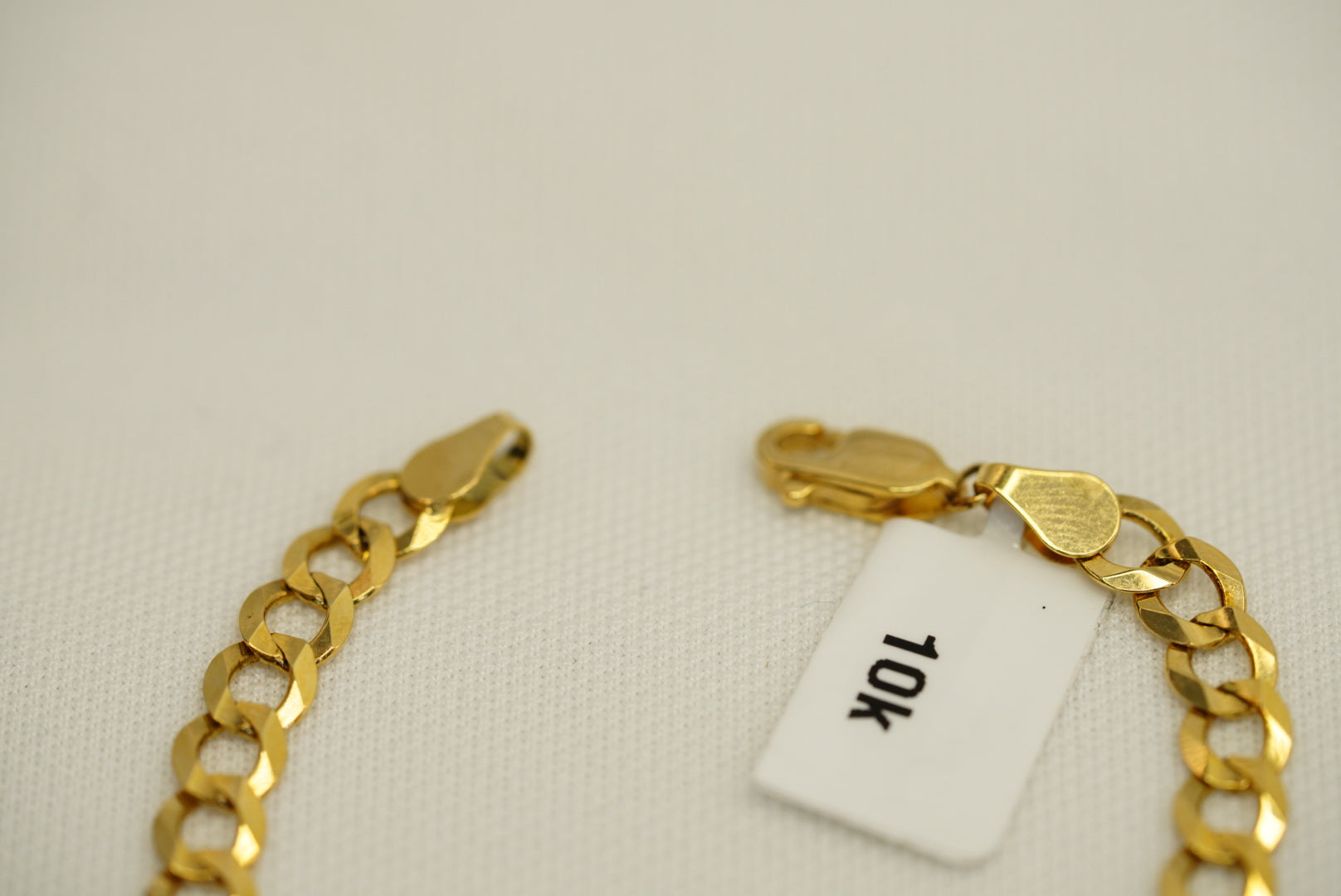 10k Diamond Cut ID Baby Bracelet