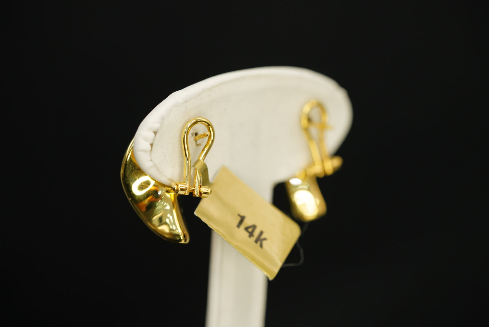 14k Teardrop Clip Earrings