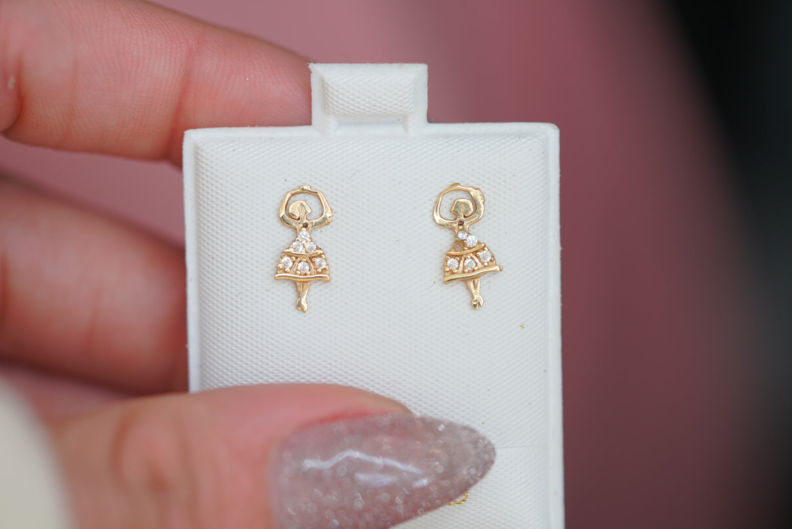 14k Earrings - Ballerina