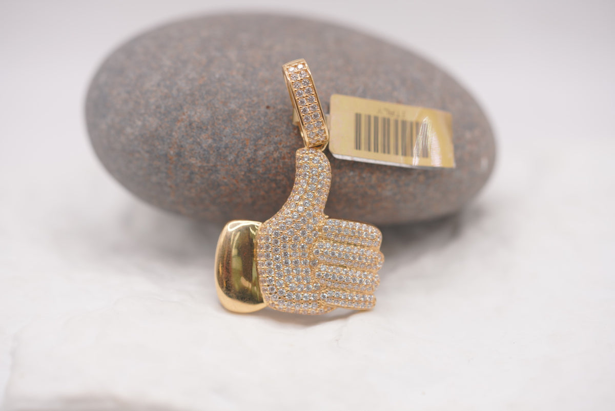 14k Pendant - Good Vibes Only