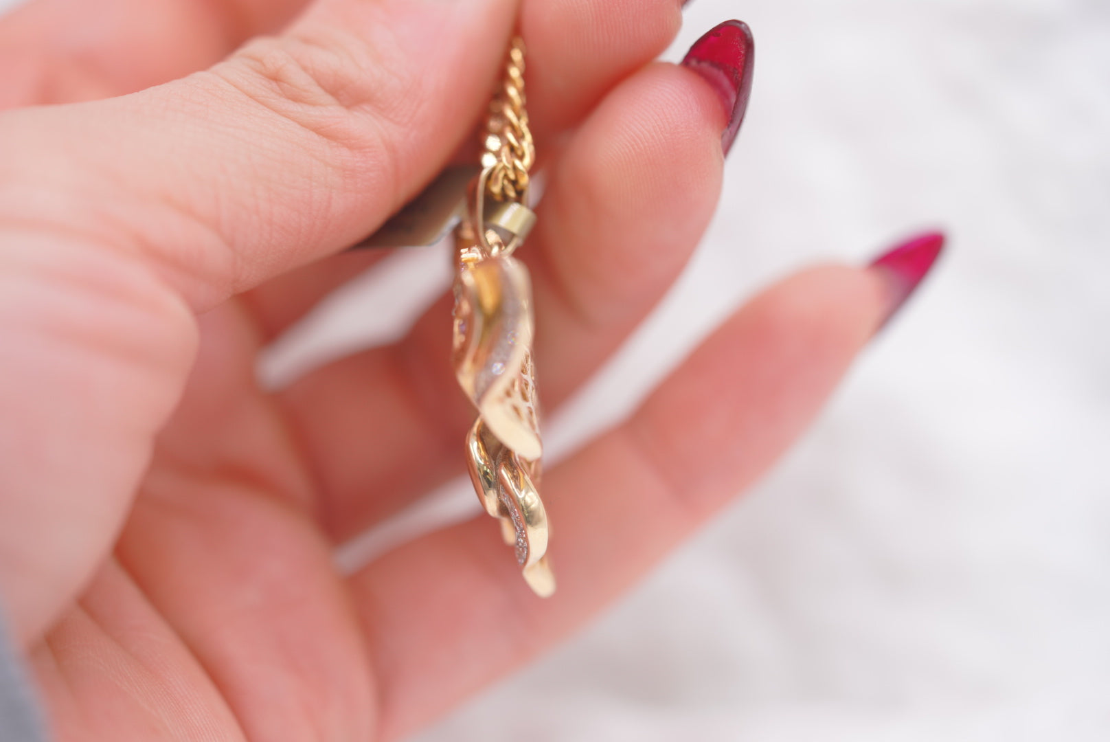 14k Women’s Necklace - Butterfly Beauty