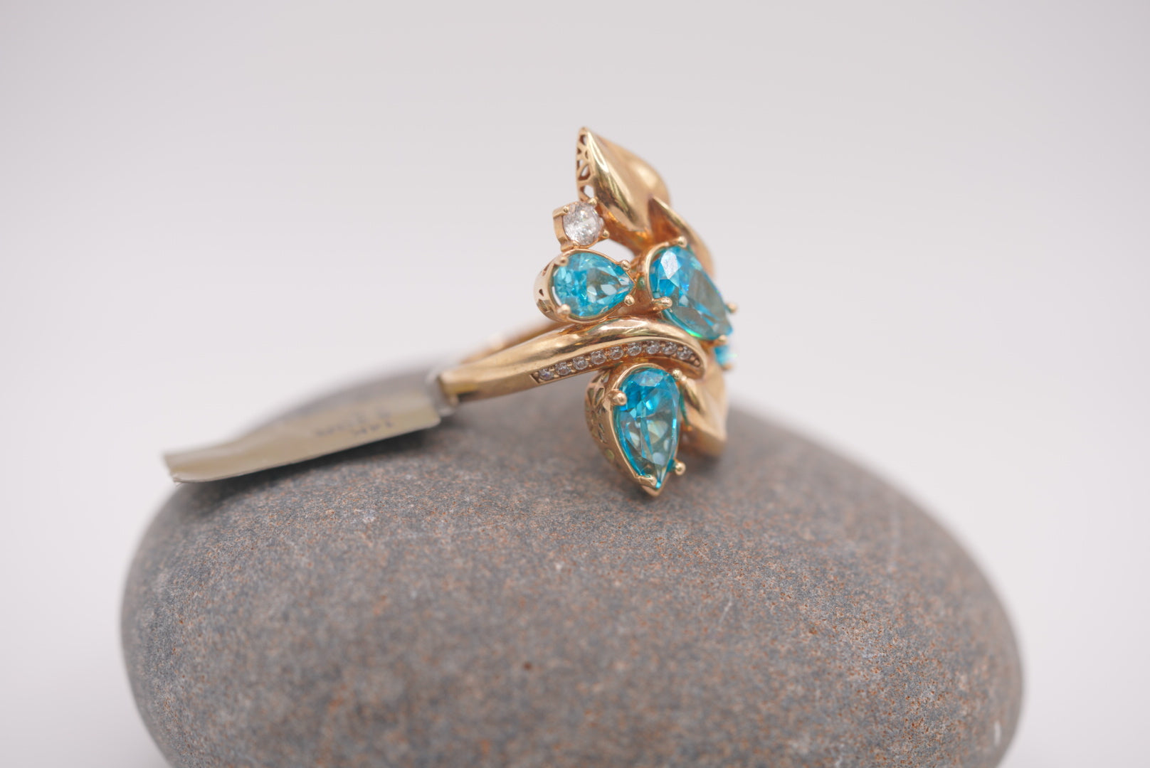14k Women’s Ring - Aqua Gold