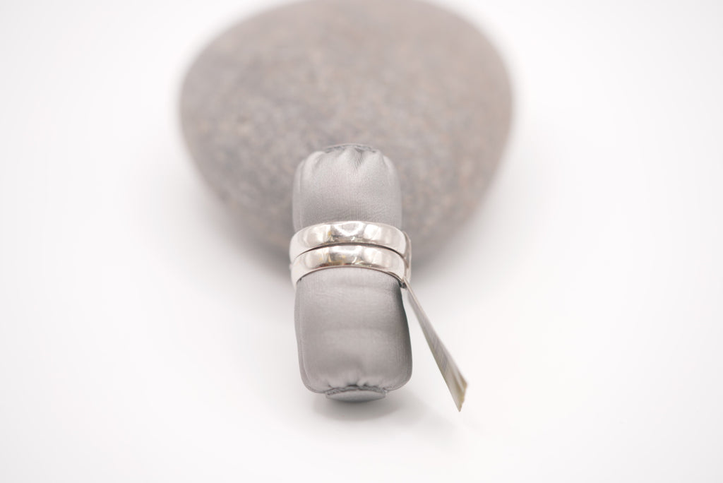 14k Engagement Rings - Duo White