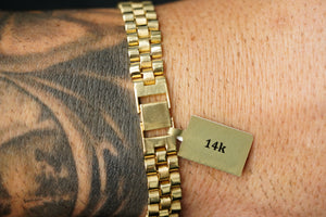 14k Watch Band Bracelet