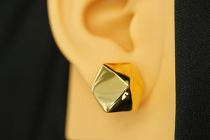 14k Cone Clip Earrings