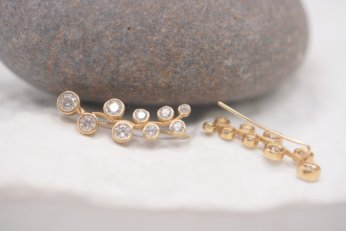 14k Earrings - Unique Design