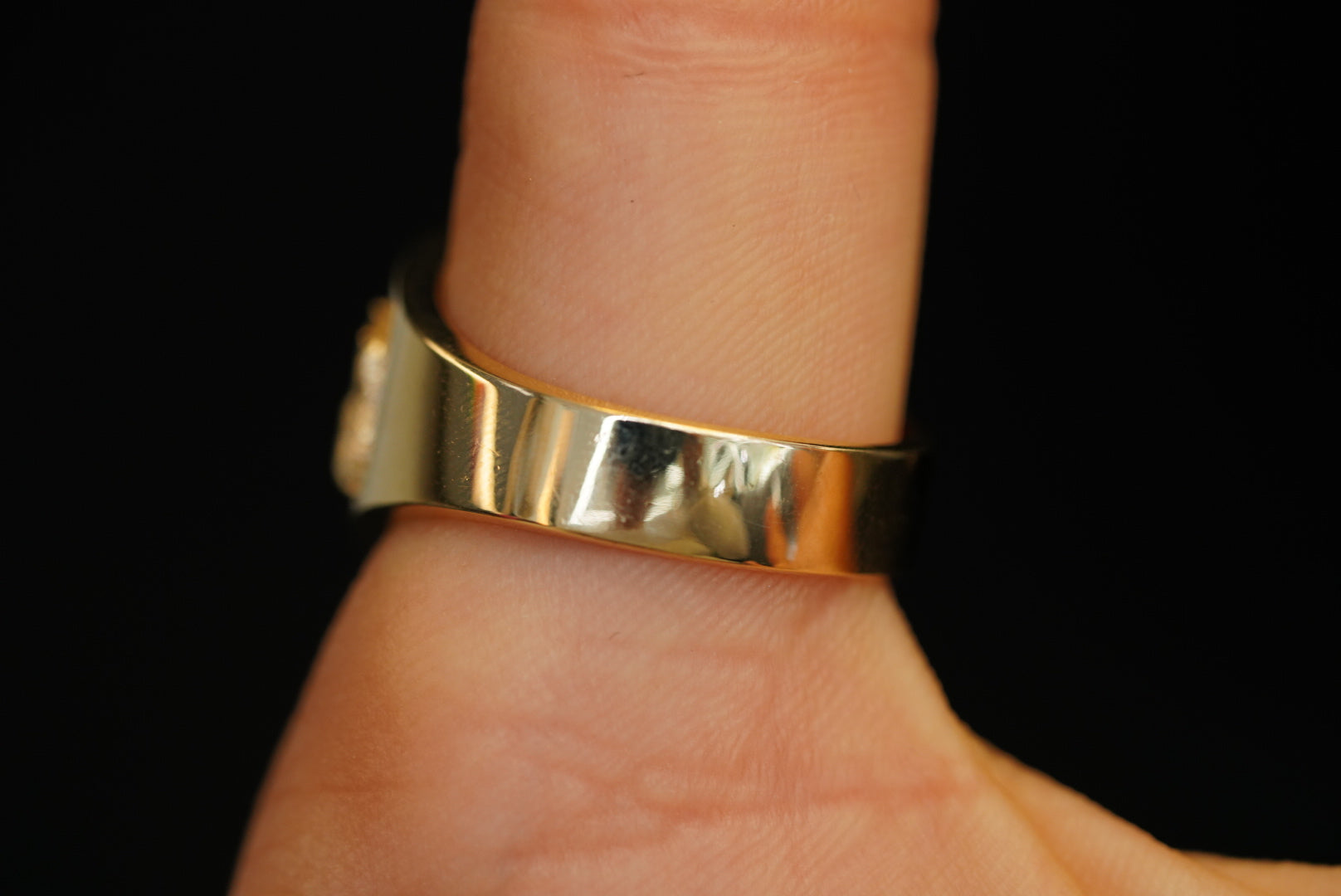 14k Dragon Two Gold Ring