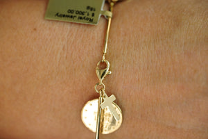 14k Saints and Angels Bracelet