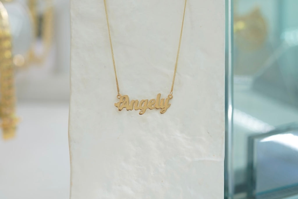 14k Personalized Name Chain - Your Name in Gold