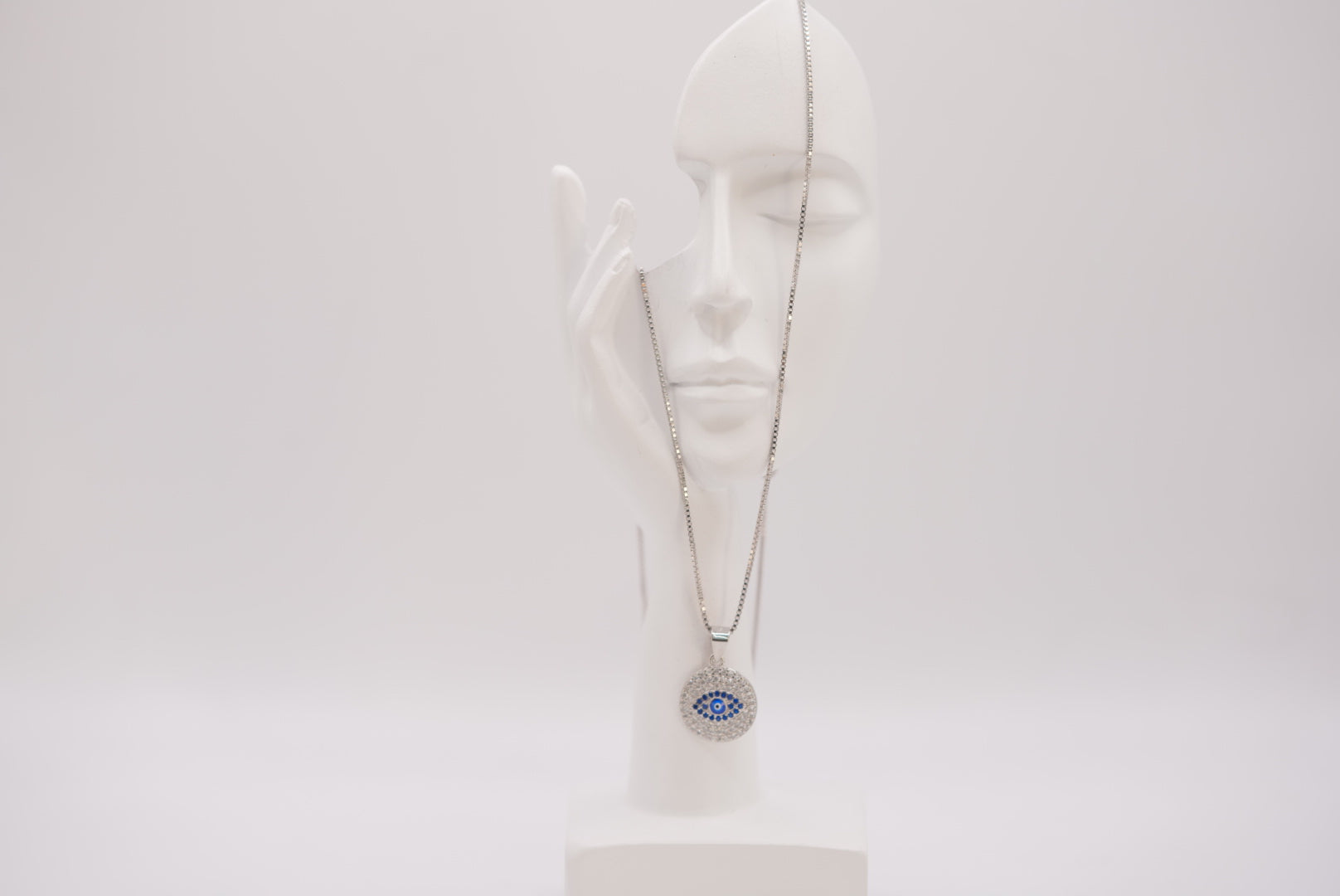 Lucky Eye Silver Necklace - Timeless Protection